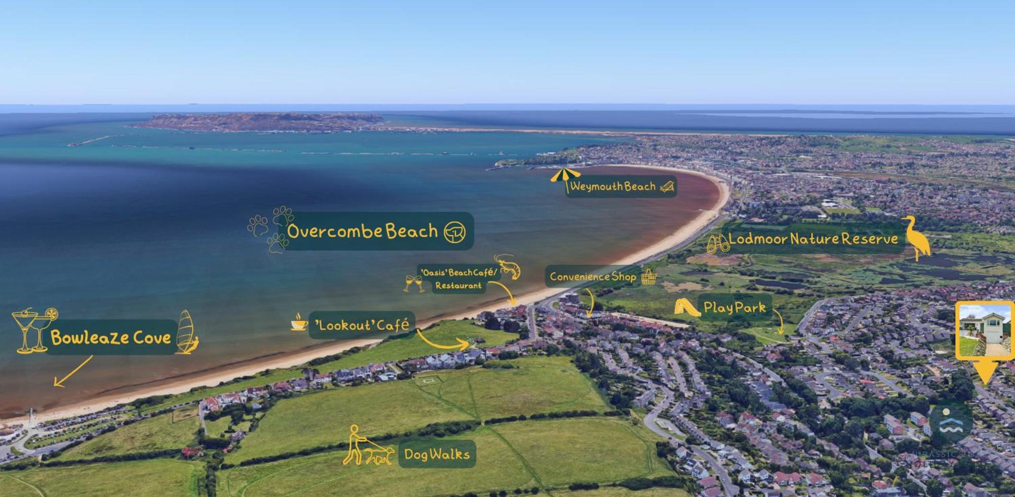 Seafeathers - Luxury Holiday Home With Sea Views Overcombe Buitenkant foto